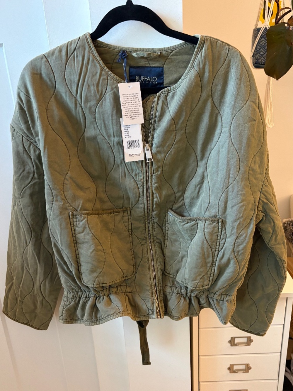 Buffalo by David Bitton Waist Length Quilted Jacket. New with Tags on!